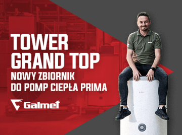 Galmet Mała kotłownia ? Ten zestaw z pompą ciepła Prima i Tower Grand TOP zmieści się wszędzie!