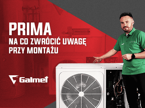 Na co zwrócić uwagę przy montażu jednostki zewnętrznej pompy ciepła Galmet Prima?