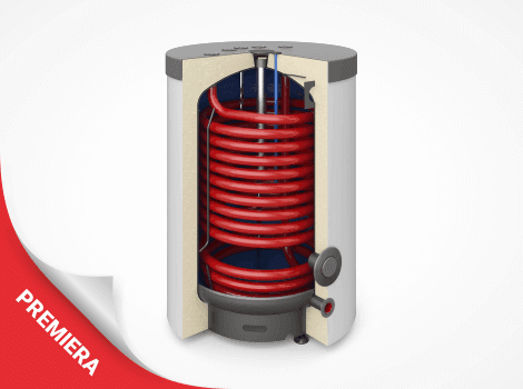 Premiera Tower Grand TOP 160 kompaktowego zbiornika do pomp ciepła