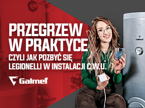 Legionella w instalacji ciepłej wody - przegrzew w praktyce