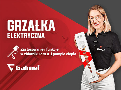 Pompa ciepła Prima - grzałka elektryczna w zbiorniku wody użytkowej