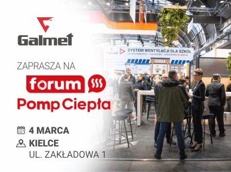 Galmet Partnerem Forum Pomp Ciepła 2026