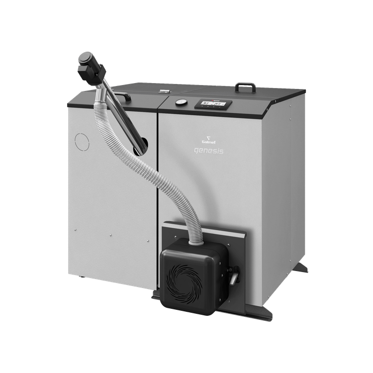 Nowoczesne kotły na pellet background